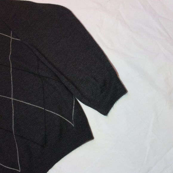 Arnold Palmer Grandad Sweater Diamond Pattern - Picture 2 of 6